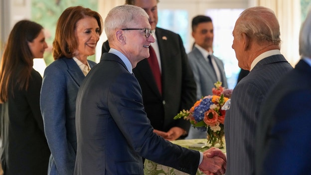 Tim Cook spotted at Blair House as King Charles meets tech CEOs