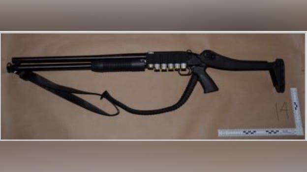 DOJ releases photos showing guns and knives suspect allegedly brought to dinner attack