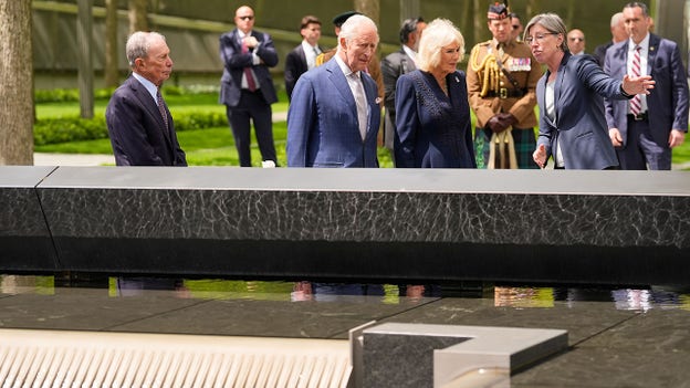 King Charles, Queen Camilla pay respects to victims of 9/11 terror attack