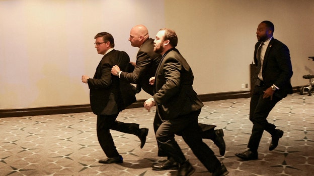 Speaker Johnson praises first responders after shooting outside WHCD