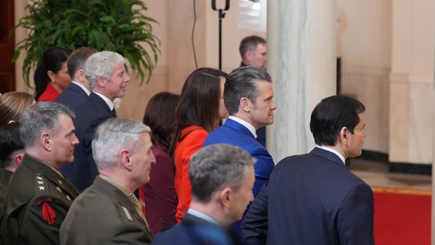 Vance, top Cabinet officials attend Trump’s White House address on Iran