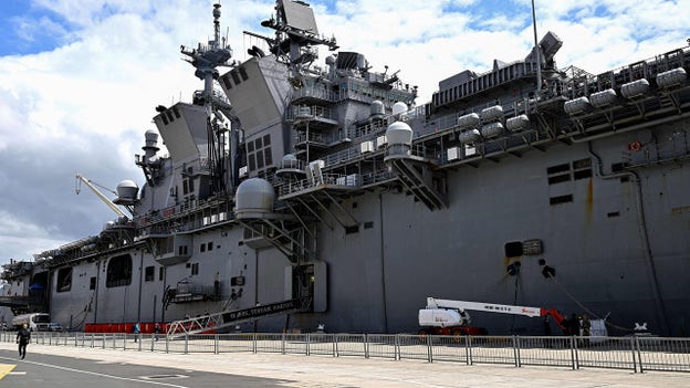 CENTCOM debunks Iranian reports of attack on Navy amphibious assault ship