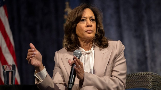 Kamala Harris blasts ‘corrupt’ Trump over Iran war, rising gas prices