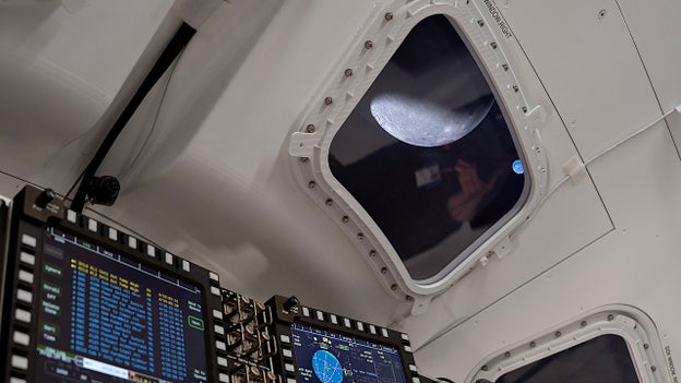 Artemis II's Orion capsule speeding up, nearly closer to Earth than the moon again