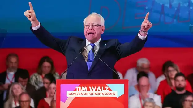 Walz rips Trump and Vance in Europe, says 'feeble-minded, trigger-happy president' has no exit plan