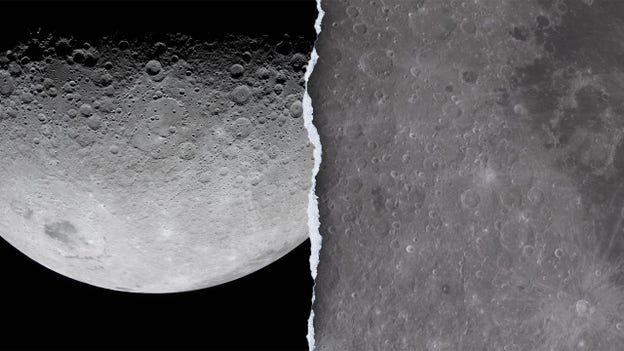 NASA shares striking new photos of the moon’s far side