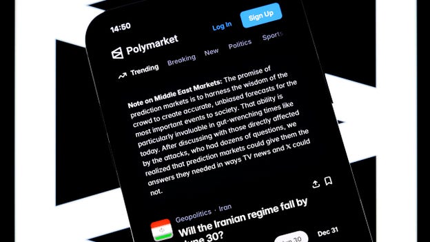 White House warns staff against betting on Iran war prediction markets