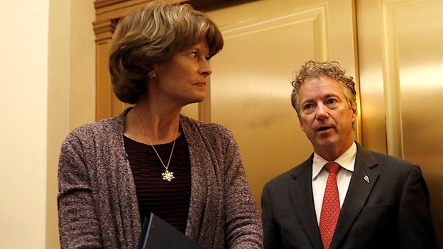 GOP Sens. Murkowski, Paul vote with Democrats against budget reconciliation resolution