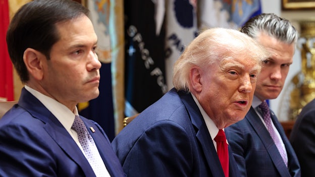 Trump: 'Nobody's going to control the Strait,' or 'we'll have to blow them up'