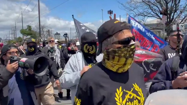 Proud Boys arrive to support ICE as rival NJ detention center demonstrators clash