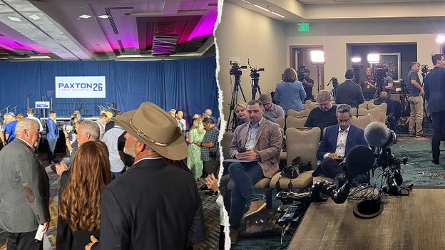Photos show contrast between Paxton, Cornyn election night watch parties