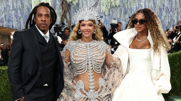 Beyoncé walks Met Gala red carpet with daughter Blue and husband Jay-Z