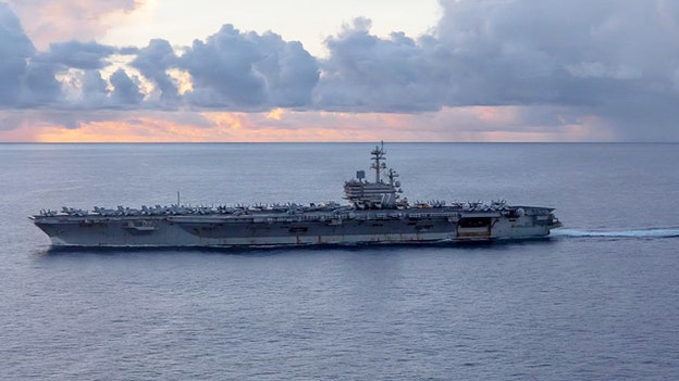 US forces fire on and disable Iranian-flagged ship seeking to run blockade