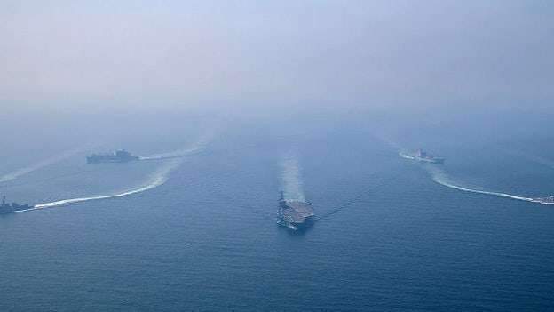 Iran threatens new 'security belt' spanning key Middle East waterways