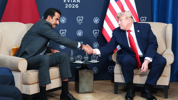 Trump meets Qatar emir at G7 as leaders weigh implications of Iran deal