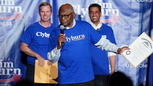 South Carolina's lone-Democratic leader James Clyburn sails to victory in primary race