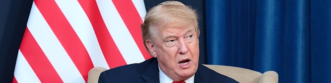 president donald trump lays out his peace places at the g7