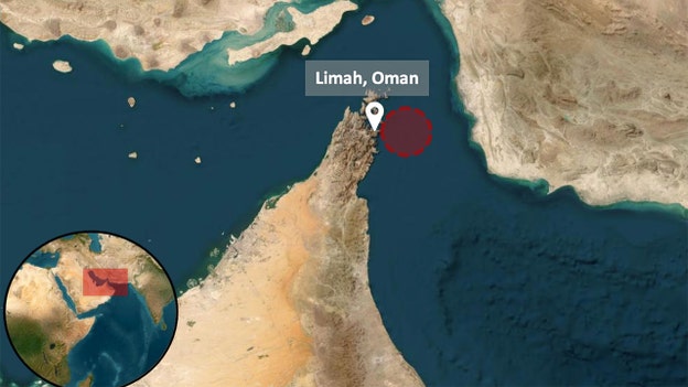 Tanker hit by unknown projectile off Oman coast, sparking fire onboard