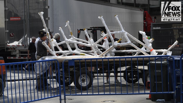 Protected equipment loaded into MSG (Rashid Umar Abbasi for Fox News Digital)