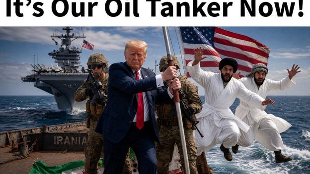 Trump also teased potentially taking over Iranian oil tankers. (Truth Social)