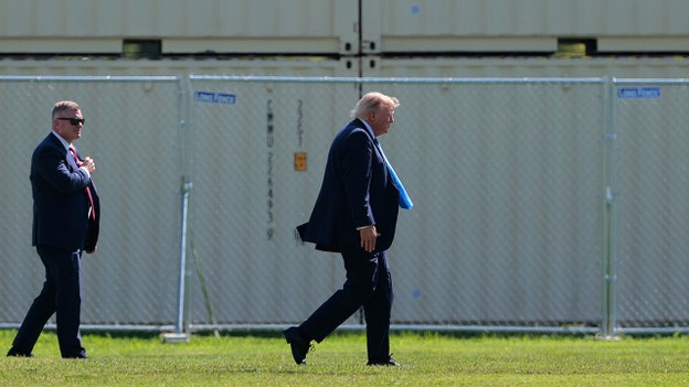 Trump departs WH with Rubio, Hegseth and other Cabinet officials for crucial Camp David meeting