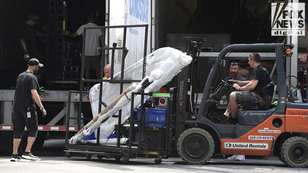Gear is loaded into MSG (Rashid Umar Abbasi for Fox News Digital)