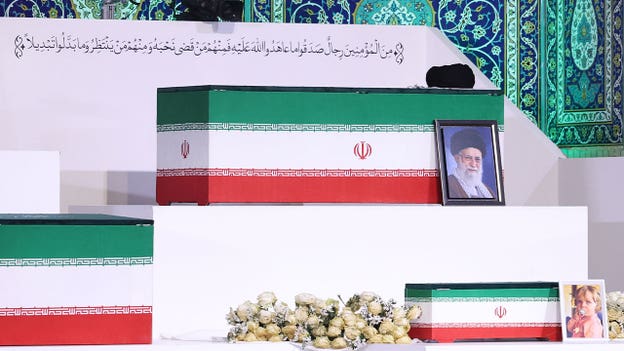 Iran adviser vows 'revenge' as Khamenei funeral gets underway