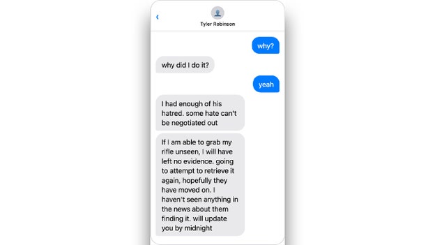 Tyler Robinson allegedly told ex-roommate after Charlie Kirk shooting: 'I had enough of his hatred'