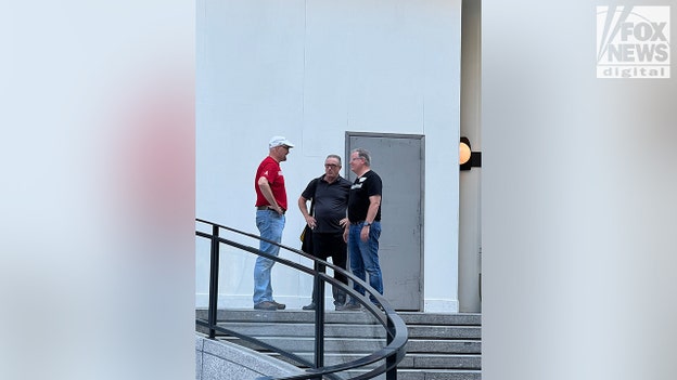 MillerKnoll, Inc. stand outside of Madison Square Garden (Fox News Digital)
