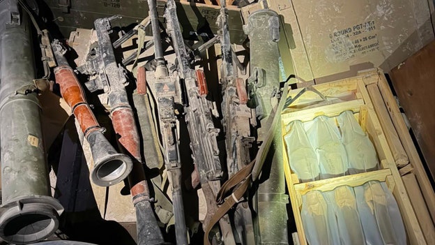 Israel’s military says it found 'dozens’ of Hezbollah weapons in civilian infrastructure in Lebanon