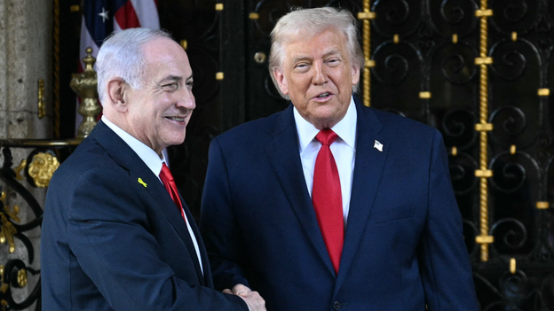 President Trump with Netanyahu in December 2025.