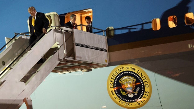 Trump switches to new Air Force One in UK after flying older jet from Turkey