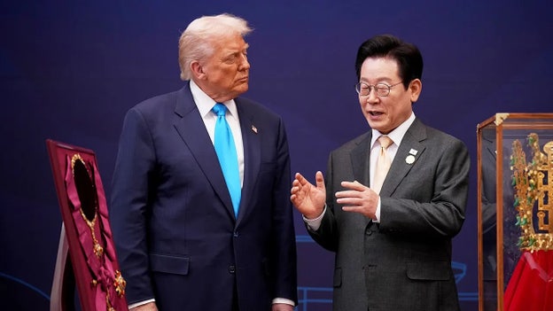 Trump and South Korean President Lee Jae Myung / Photo by Andrew Harnik / Getty Images