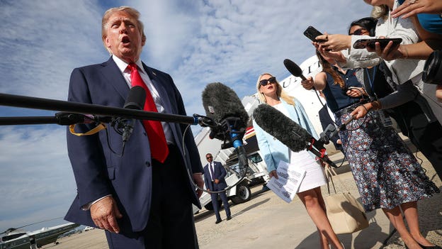 Trump shares message saying he is 'delivering on his warnings' to Iran