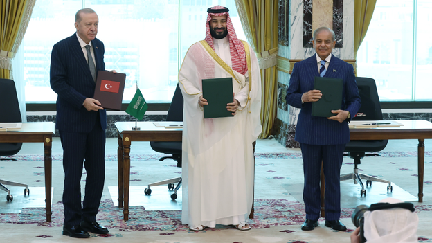 Turkey says new defense pact with Pakistan, Saudi Arabia does not identify any 'common enemy'