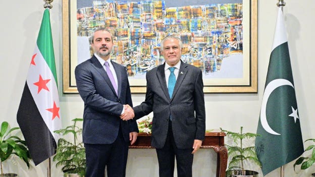 Syria weighs joining regional defense pact, rules out closer Iran ties for now