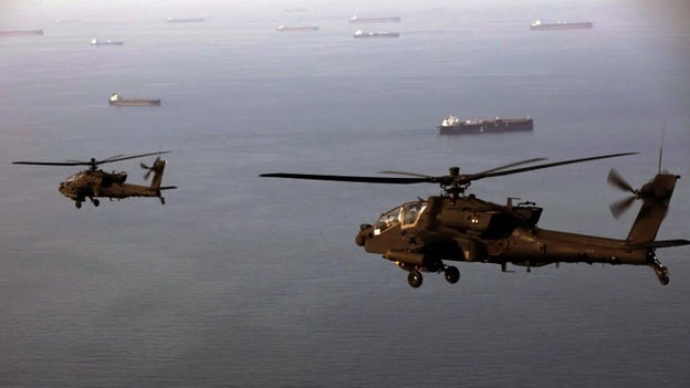 Hormuz Apaches / U.S. Central Command
