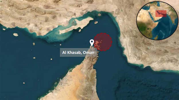 Cargo ship reportedly struck by ‘unknown projectile’ near Oman