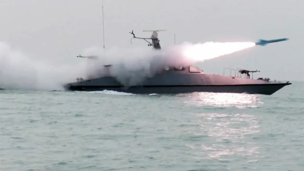 Iran fires cluster munitions at Jordan as US military disables 10 Iranian oil tankers