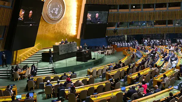 Iranian President Pezeshkian met with boos, US walkout at UNGA