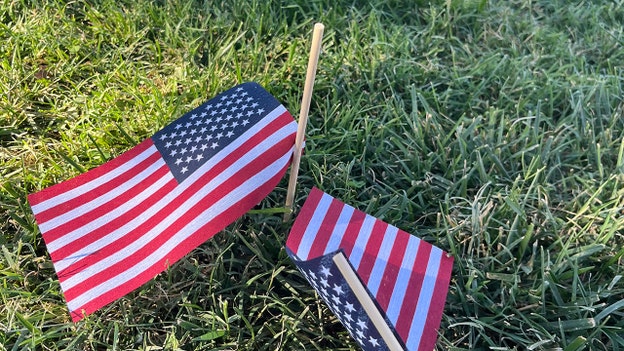 9/11 memorial flags defaced with ‘Free Palestine’ messages at California university, group says