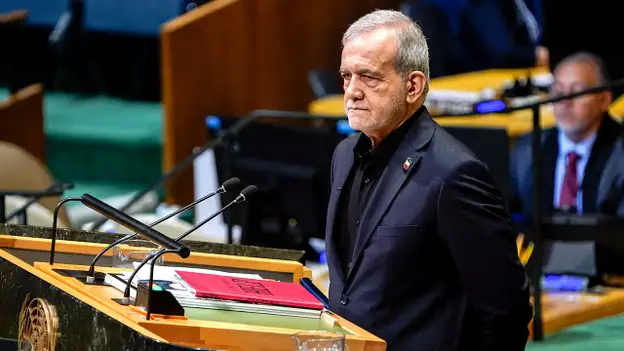 Iran President Pezeshkian to UNGA: Iran only seeks 'peaceful' nuclear power