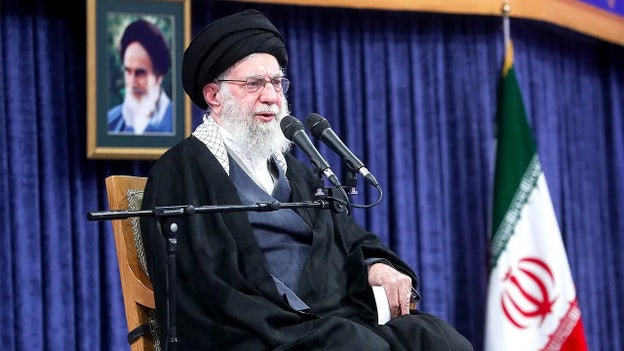 Iran’s Supreme Leader Ali Khamenei / Iranian Leader Press Office/Anadolu via Getty Images