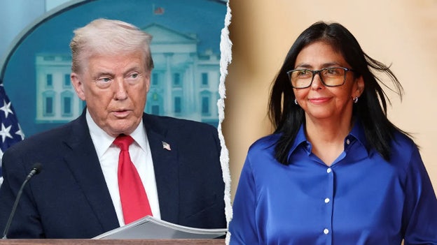 Trump attends UN dinner, first meeting with Venezuela's Delcy Rodríguez