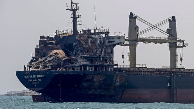 Panama-flagged oil tanker attacked off coast of Oman, two crew members remain missing