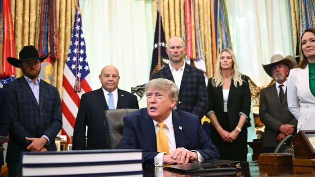 Trump calls Iran fight a 'military conflict,' says US could strike Pickaxe Mountain 'very soon'