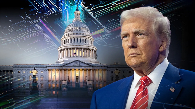 Trump compares AI and data center warnings to climate change ‘hoax’