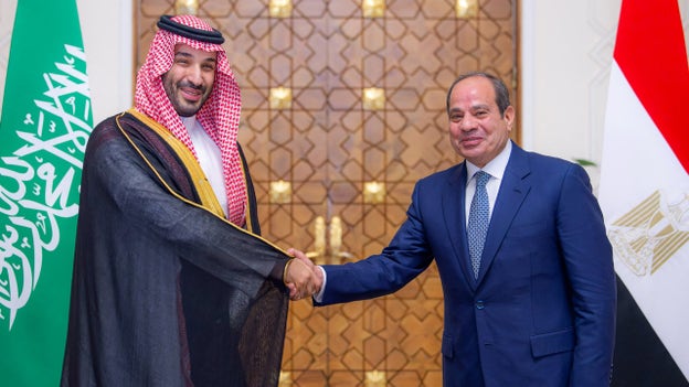 Egyptian president, Saudi crown prince discuss Red Sea security amid 'Yemen crisis'