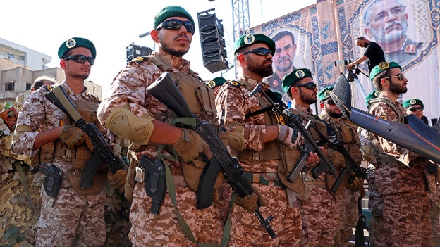Iran's government reportedly staged a massive rally on Friday, Sept. 18, 2026, in Tehran, Iran. (AFP via Getty Images)