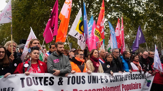 Thousands marching in Orléans, vow to be 'united against fascism' as National Rally holds convention
